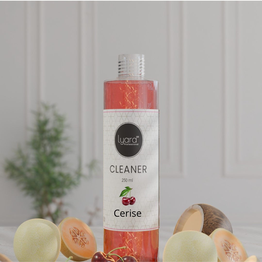 Flacon de Cleaner UV Cerise 250ml – Lyarà Professional – Nettoyant pour ongles en gel