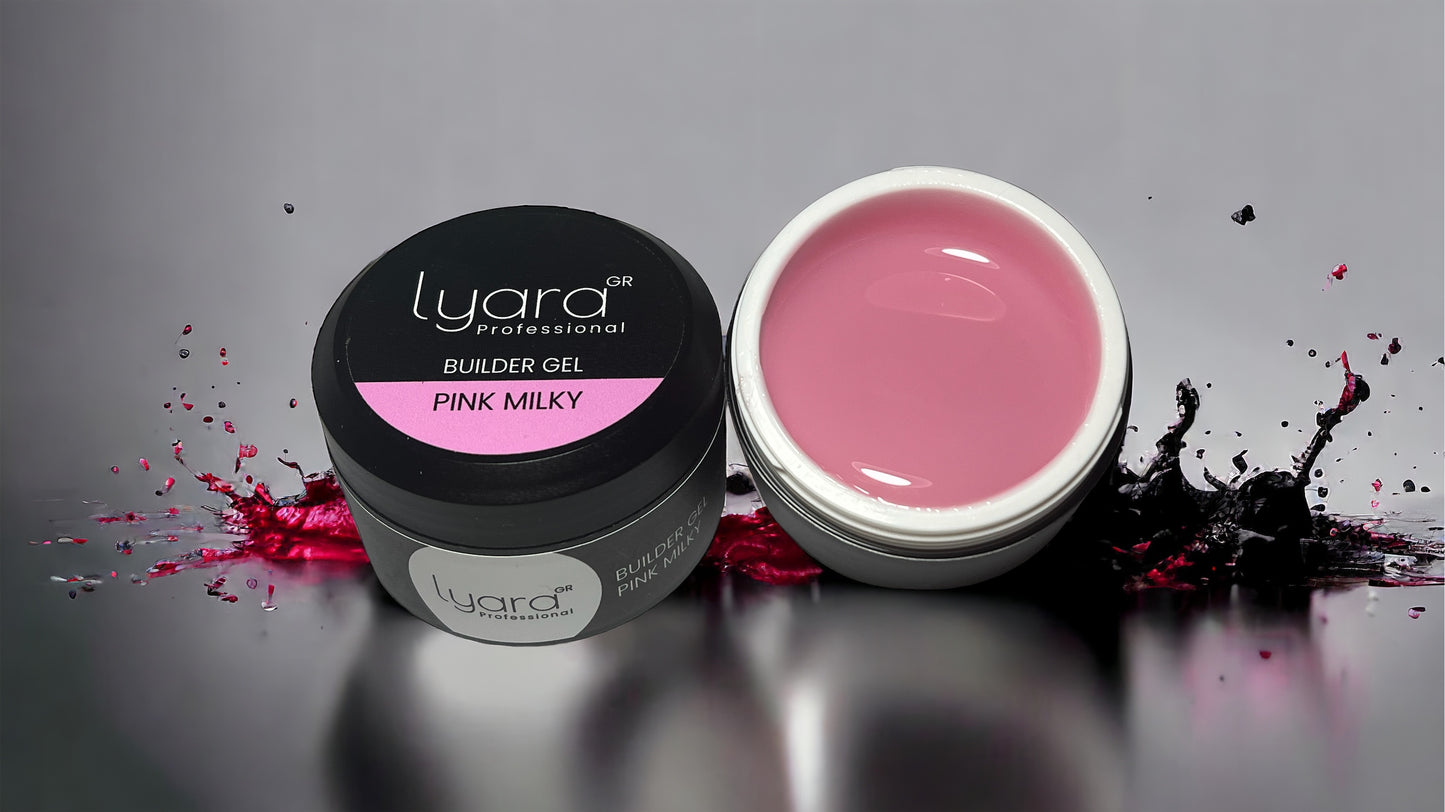 Gel Pink Milky 50g – Gel UV Laité Rosé pour Construction Élégante