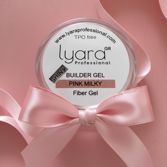 Gel Pink Milky shiny - Gel de construction