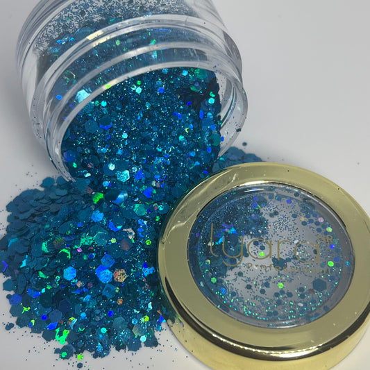 Paillettes Blue Marine – Brillance Océanique pour Nail Art