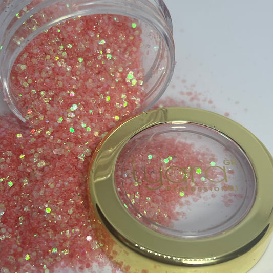 Paillettes Saumon – Douceur et Élégance pour Nail Art