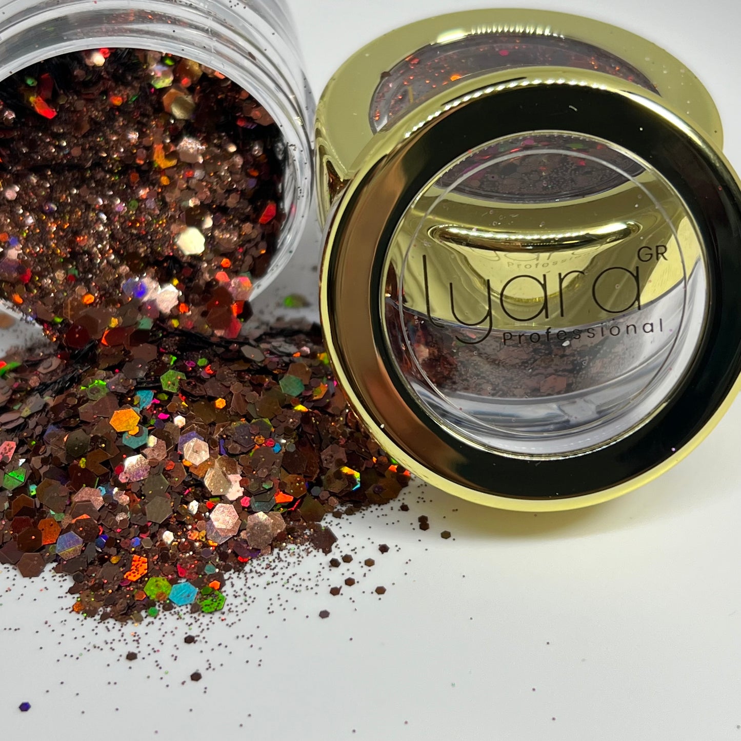 Paillettes Brun – Élégance Naturelle et Raffinée pour Nail Art