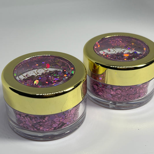Paillettes Rose Violette – Éclat Féminin et Originalité pour Nail Art