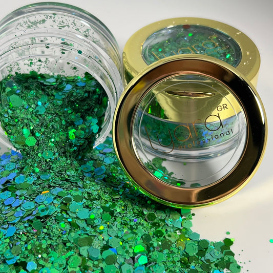 Paillettes Vertes – Décoration Éclatante pour Ongles Professionnels