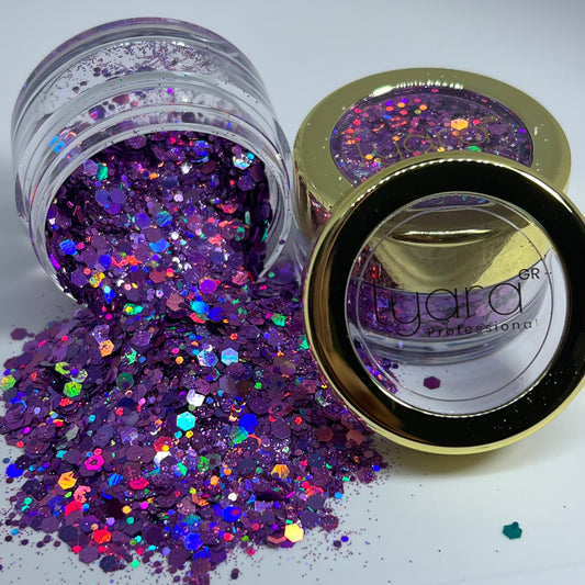 Paillettes Violettes – Finition Créative et Féminine pour Nail Art