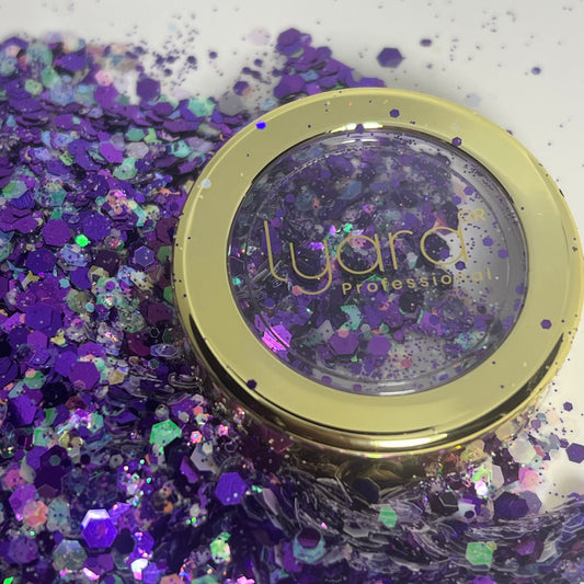 Paillettes Violette Lumineuse – Éclat Vibrant pour Nail Art Créatif